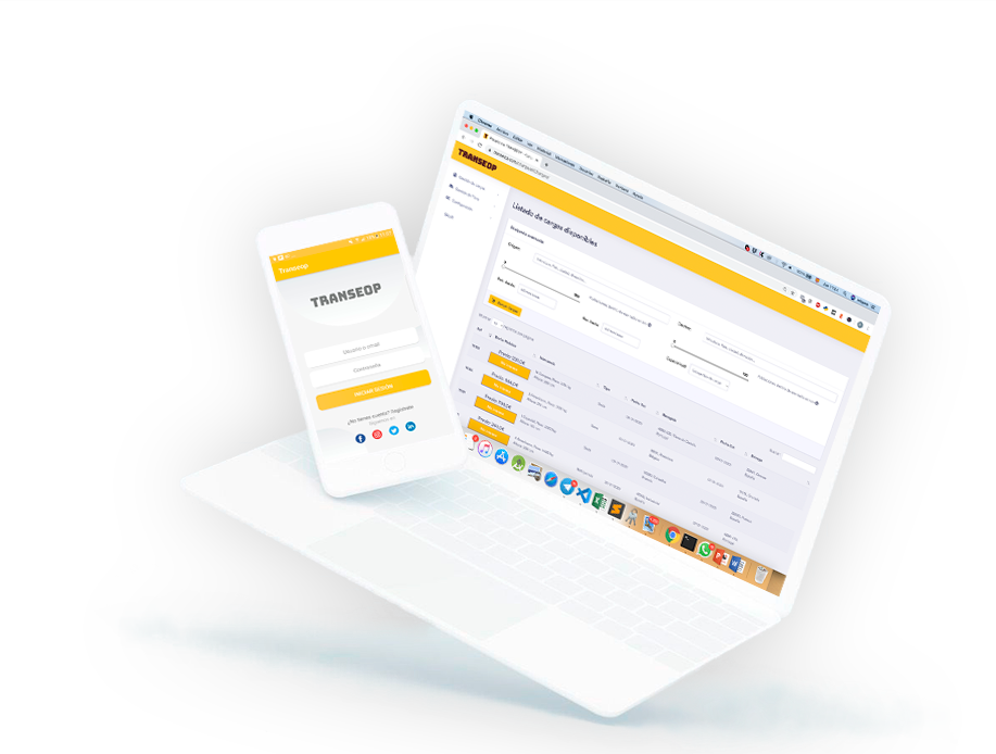 Recibe presupuesto de forma instantáneo de los mejores transportistas. Transeop